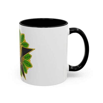 Staff Identification Badge (U.S. Army) Accent Coffee Mug - Go Mug Yourself