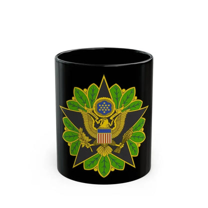 Staff Identification Badge (U.S. Army) Black Coffee Mug 11oz - Go Mug Yourself
