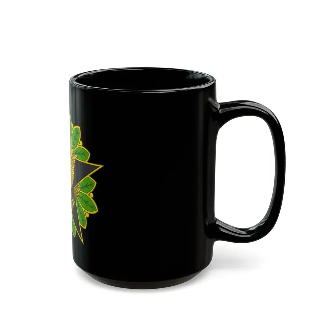 Staff Identification Badge (U.S. Army) Black Coffee Mug - Go Mug Yourself