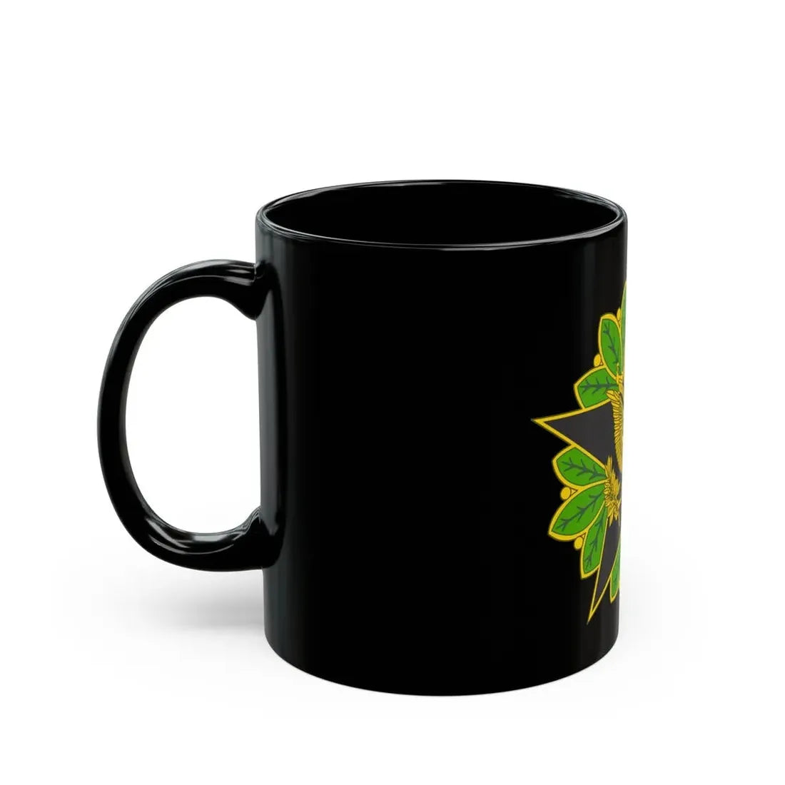Staff Identification Badge (U.S. Army) Black Coffee Mug - Go Mug Yourself
