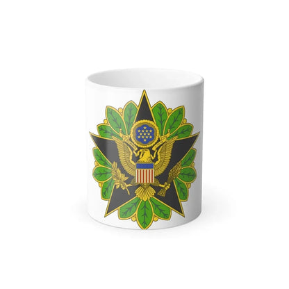 Staff Identification Badge (U.S. Army) Color Changing Coffee Mug 11oz - Go Mug Yourself