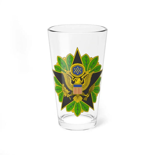 Staff Identification Badge (U.S. Army) Pint Glass 16oz 16oz - Go Mug Yourself