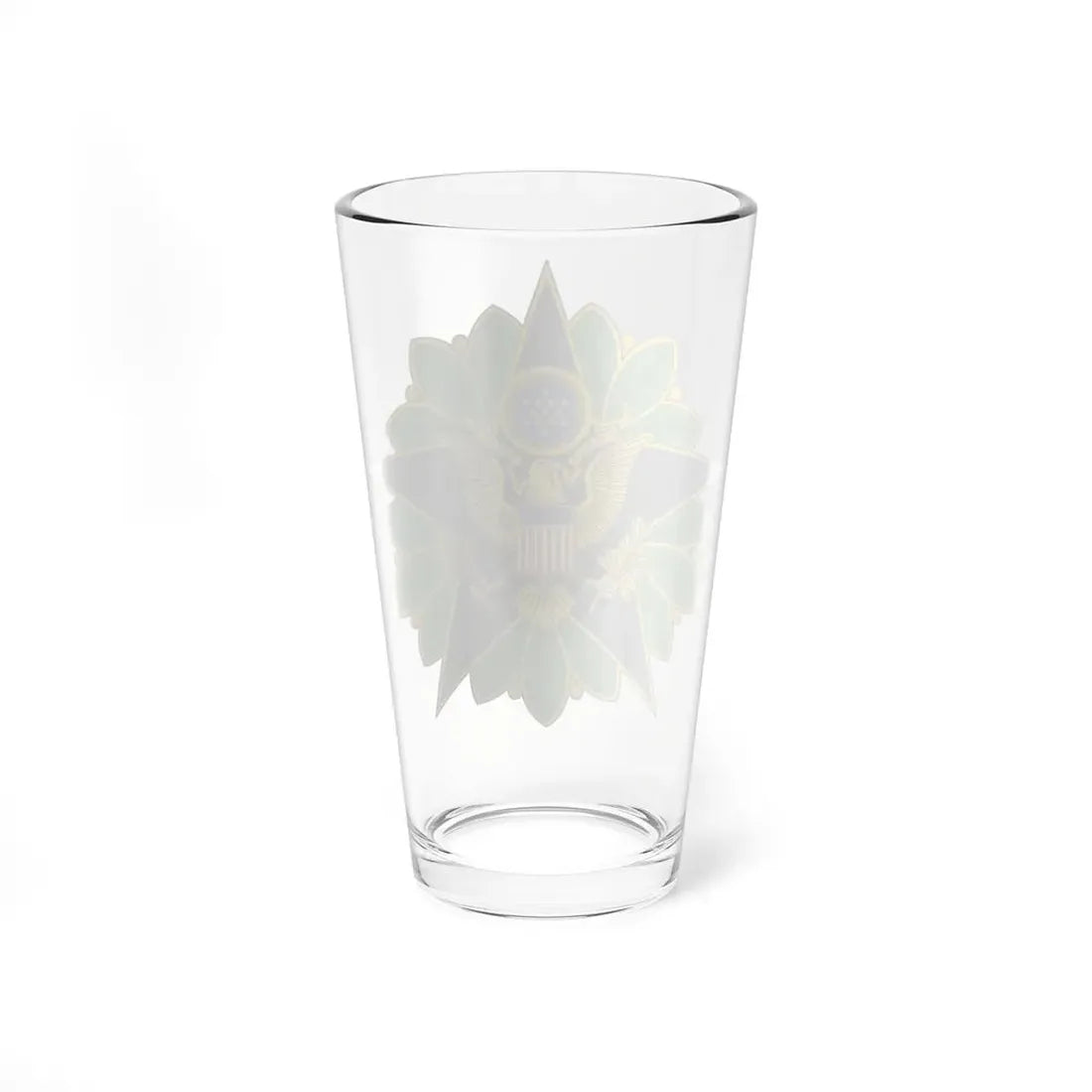 Staff Identification Badge (U.S. Army) Pint Glass 16oz - Go Mug Yourself