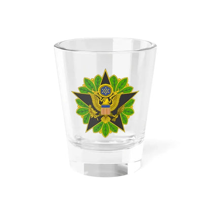 Staff Identification Badge (U.S. Army) Shot Glass 1.5oz 1.5oz - Go Mug Yourself