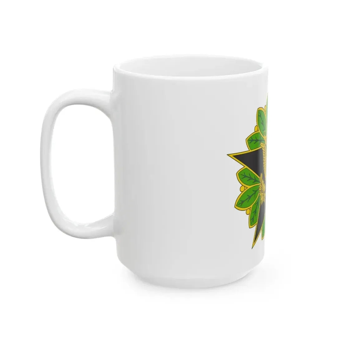 Staff Identification Badge (U.S. Army) White Coffee Mug - Go Mug Yourself