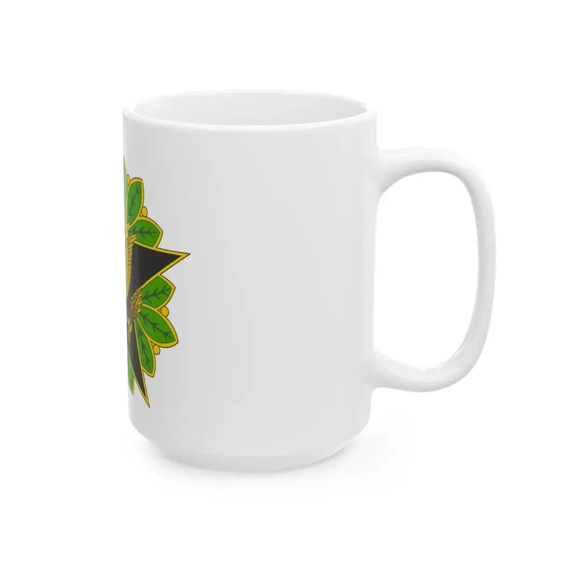 Staff Identification Badge (U.S. Army) White Coffee Mug - Go Mug Yourself
