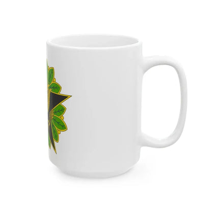 Staff Identification Badge (U.S. Army) White Coffee Mug - Go Mug Yourself