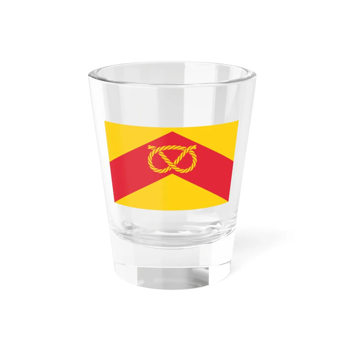 Staffordshire Flag (England) Shot Glass 1.5oz 1.5oz - Go Mug Yourself
