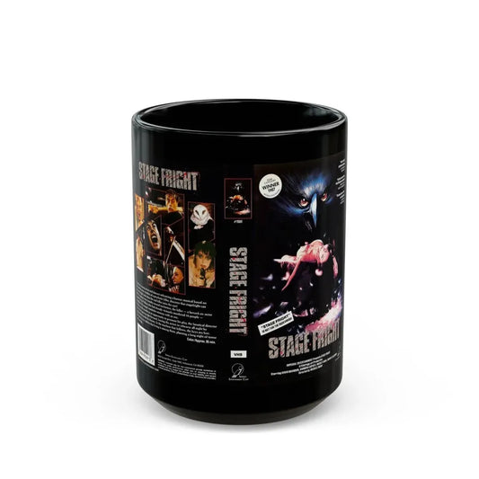 STAGE FRIGHT (VHS COVER) - Black Coffee Mug 15oz - Go Mug Yourself