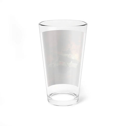 Stalin Tank Model Kit  323 Box Cover Illustration (Aurora, 1970) (Magazine Illustration) Pint Glass 16oz - Go Mug Yourself