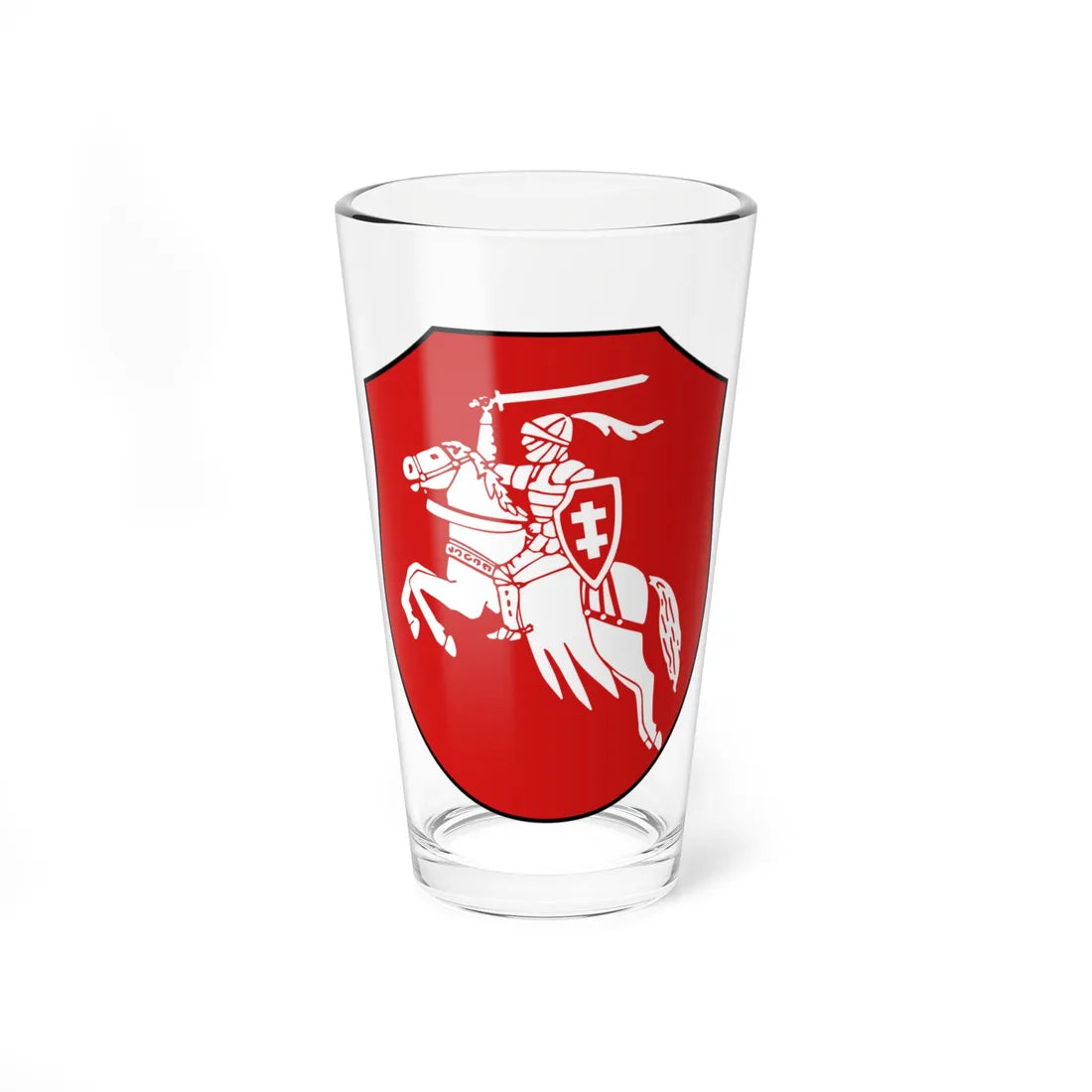 Stamp pahonia 1918 (Belarus) (Coat of Arms) Pint Glass 16oz 16oz - Go Mug Yourself