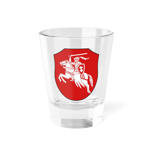 Stamp pahonia 1918 (Belarus) (Coat of Arms) Shot Glass 1.5oz 1.5oz - Go Mug Yourself