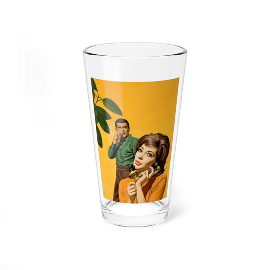 Stan Borack Forecast for Love Paperback Novel Cover (Paperback Library, 1966) - Pint Glass 16oz 16oz - Go Mug Yourself
