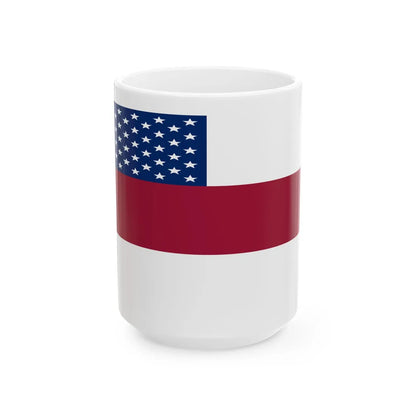 Stan Smiths Lapel Pin (United States) White Coffee Mug 15oz - Go Mug Yourself