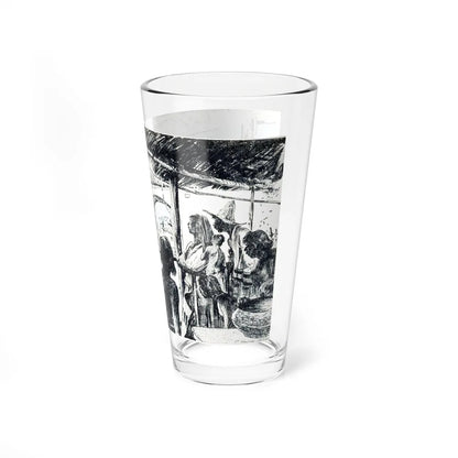 Stand Thou Still (1), Blue Book Magazine, July 1941 (Magazine Illustration) Pint Glass 16oz-Go Mug Yourself