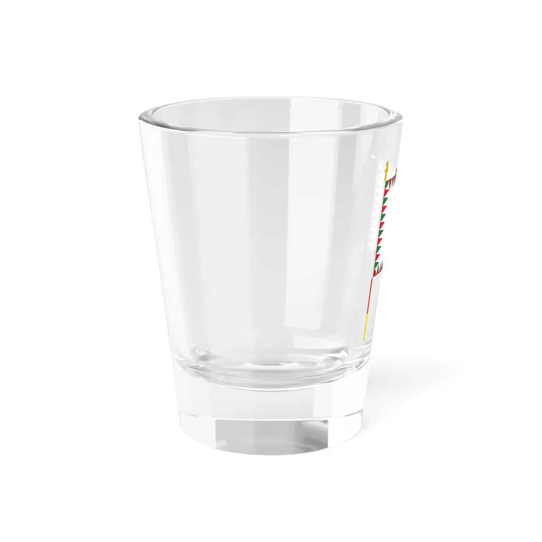 Standard for armoured regiments of the Hungarian Defence Forces 1949-1950 with staff (Hungary) Shot Glass 1.5oz - Go Mug Yourself