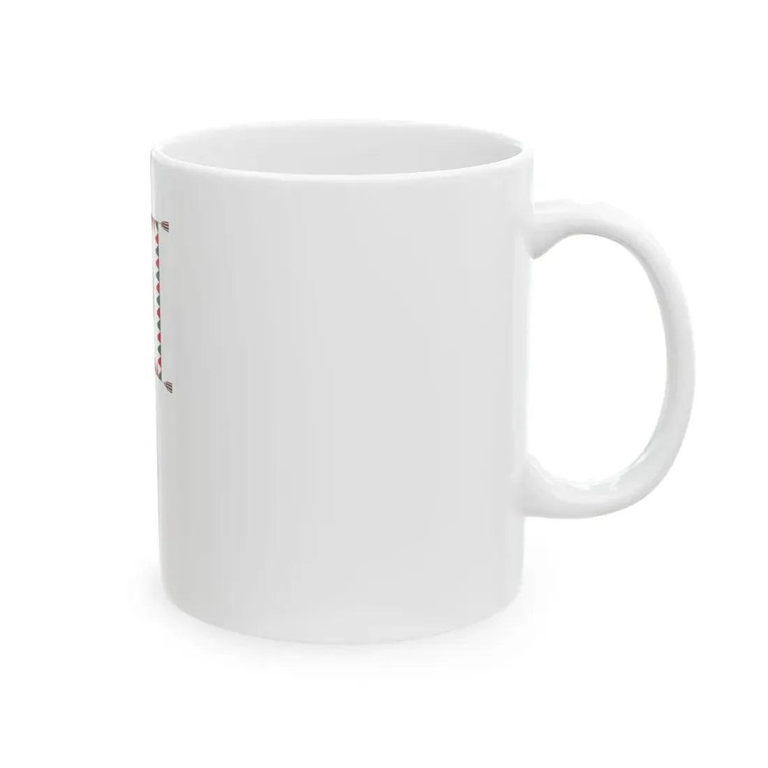 Standard for motorised rifle regiments of the Hungarian Defence Forces 1949 with staff (Hungary) White Coffee Mug - Go Mug Yourself