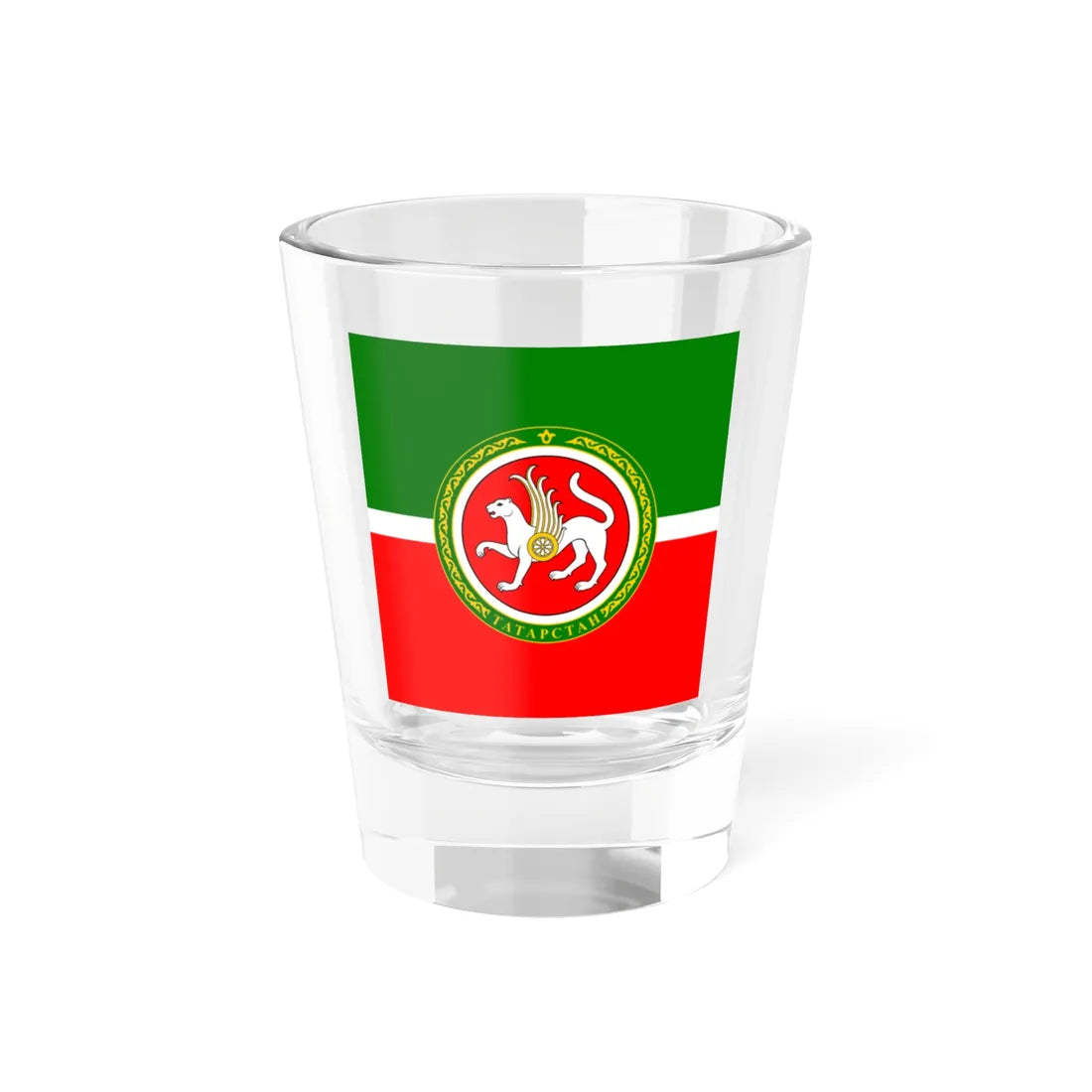 Standard for Tatarstan (Russia) Shot Glass 1.5oz 1.5oz - Go Mug Yourself