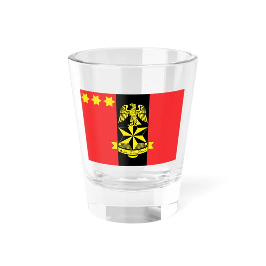 Standard for the Chief of Army Staff Nigeria (Niger) Shot Glass 1.5oz 1.5oz - Go Mug Yourself
