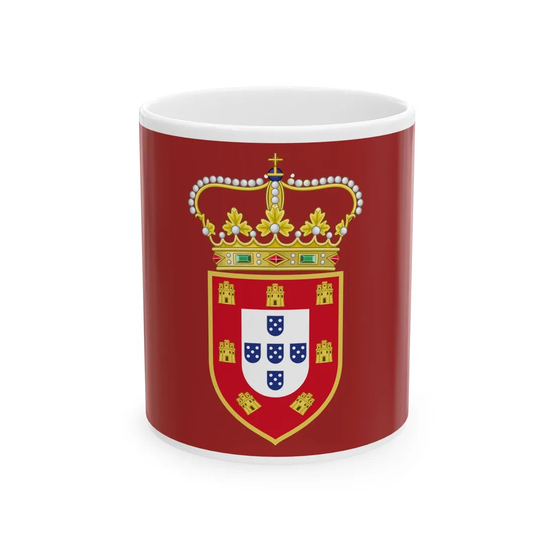 Standard King Sebastian of Portugal (Portugal) White Coffee Mug 11oz - Go Mug Yourself