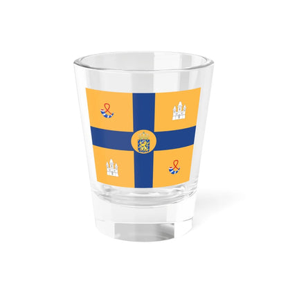 Standard of a Prince of the Netherlands sons of Beatrix (Netherlands) Shot Glass 1.5oz 1.5oz - Go Mug Yourself