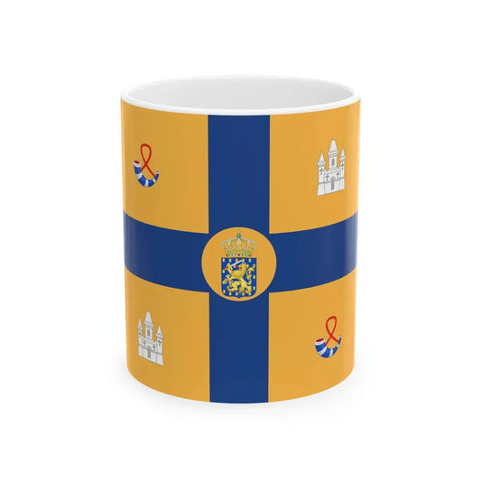 Standard of a Prince of the Netherlands sons of Beatrix (Netherlands) White Coffee Mug 11oz - Go Mug Yourself