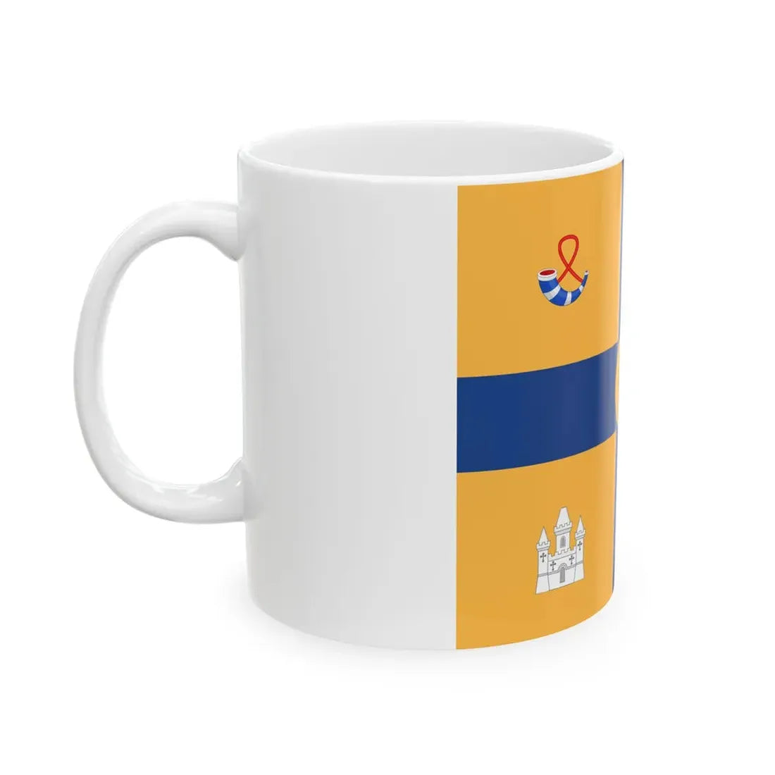 Standard of a Prince of the Netherlands sons of Beatrix (Netherlands) White Coffee Mug - Go Mug Yourself