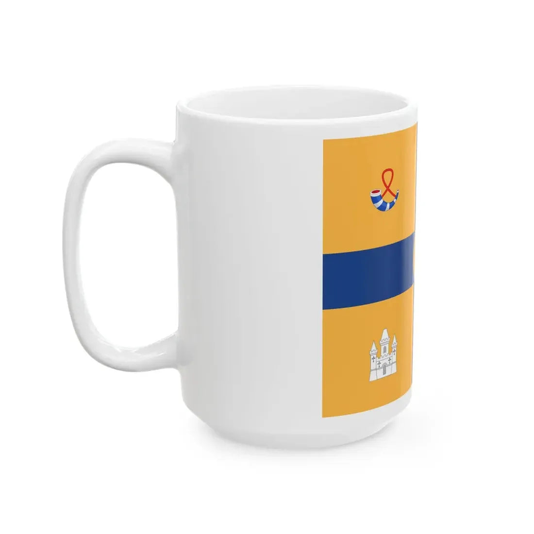 Standard of a Prince of the Netherlands sons of Beatrix (Netherlands) White Coffee Mug - Go Mug Yourself