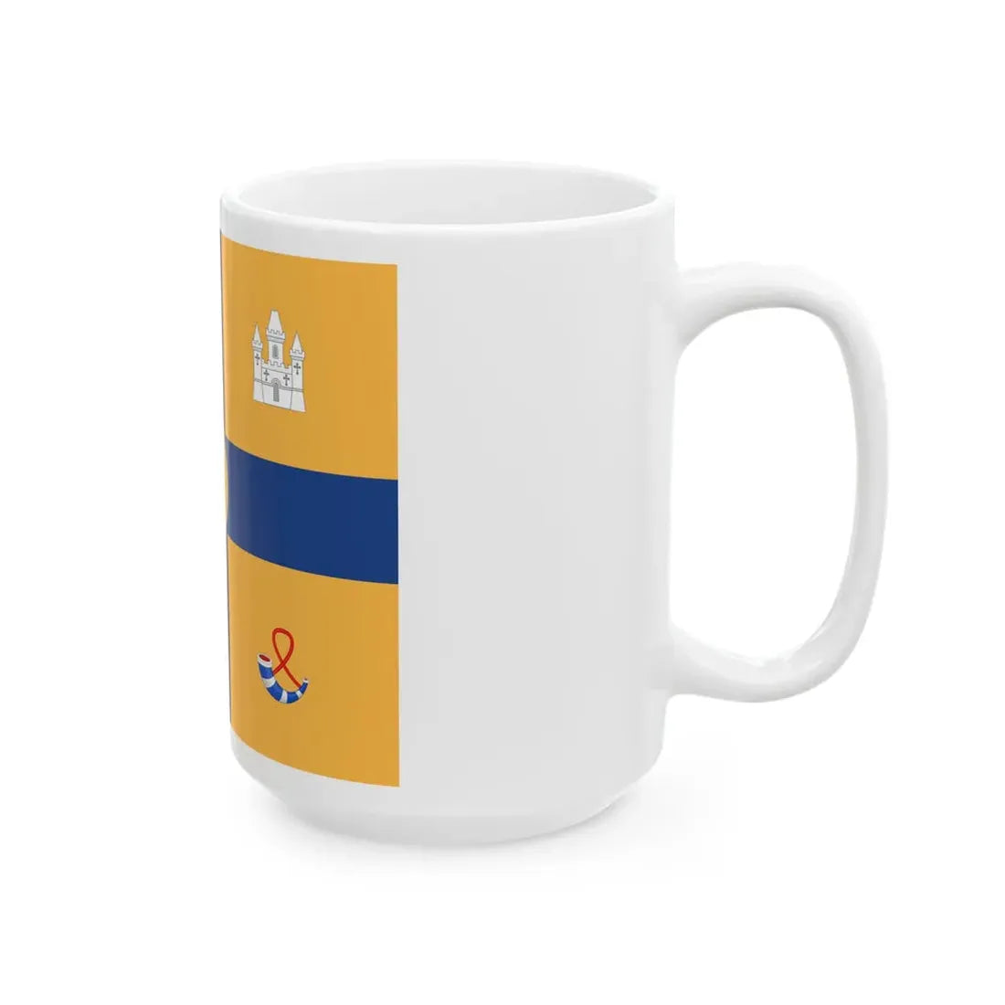 Standard of a Prince of the Netherlands sons of Beatrix (Netherlands) White Coffee Mug - Go Mug Yourself