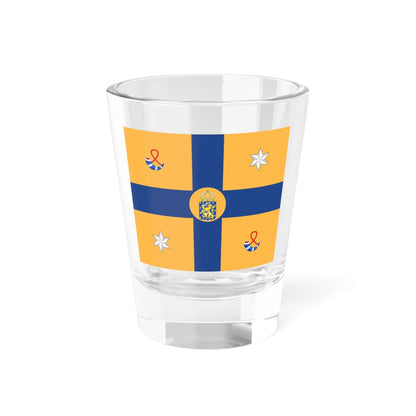 Standard of a Prince of the Netherlands sons of Margriet (Netherlands) Shot Glass 1.5oz 1.5oz - Go Mug Yourself
