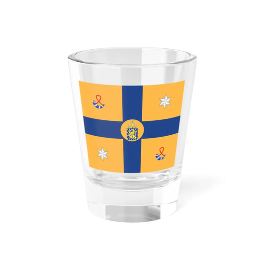 Standard of a Prince of the Netherlands sons of Margriet (Netherlands) Shot Glass 1.5oz 1.5oz - Go Mug Yourself