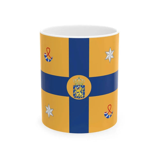 Standard of a Prince of the Netherlands sons of Margriet (Netherlands) White Coffee Mug 11oz - Go Mug Yourself