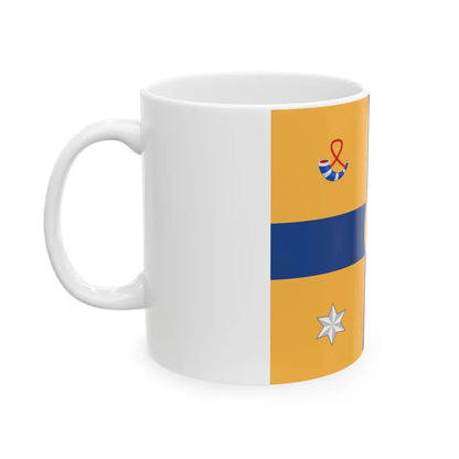 Standard of a Prince of the Netherlands sons of Margriet (Netherlands) White Coffee Mug - Go Mug Yourself
