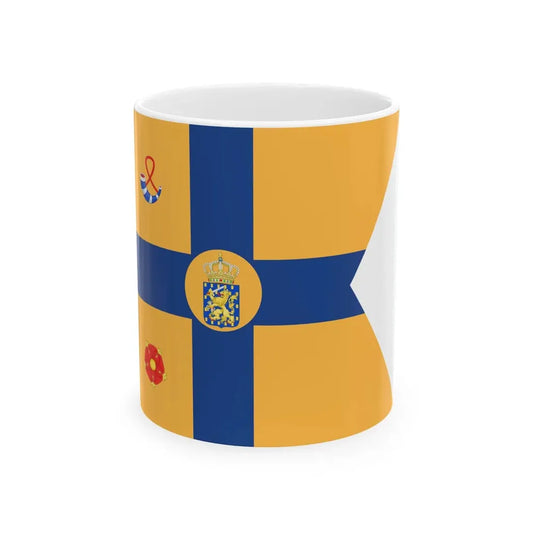Standard of a Princess of the Netherlands daughters of Juliana (Netherlands) White Coffee Mug 11oz - Go Mug Yourself