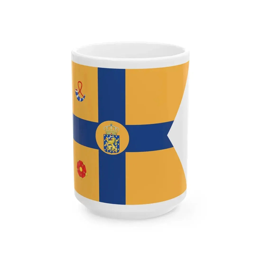 Standard of a Princess of the Netherlands daughters of Juliana (Netherlands) White Coffee Mug 15oz - Go Mug Yourself