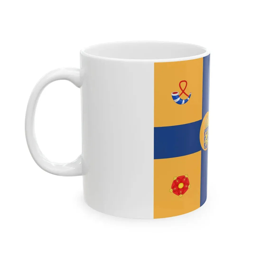 Standard of a Princess of the Netherlands daughters of Juliana (Netherlands) White Coffee Mug - Go Mug Yourself
