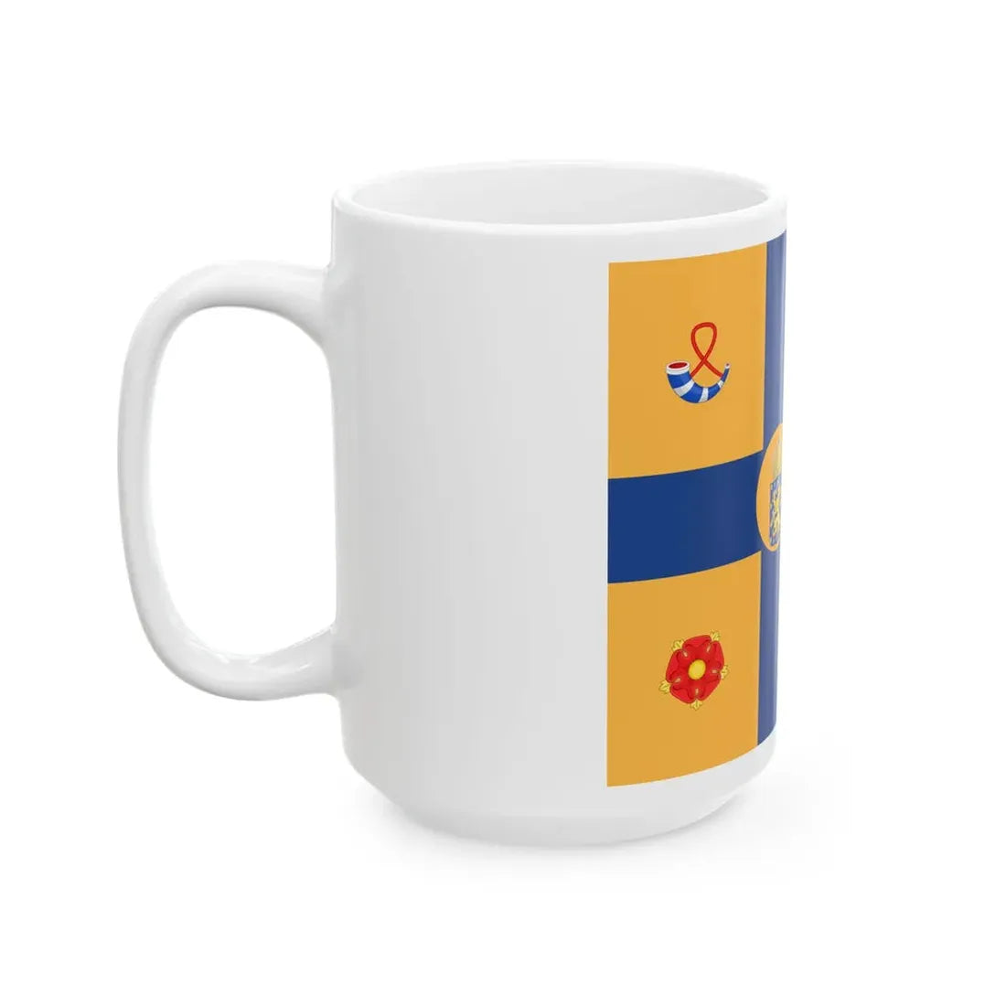 Standard of a Princess of the Netherlands daughters of Juliana (Netherlands) White Coffee Mug - Go Mug Yourself