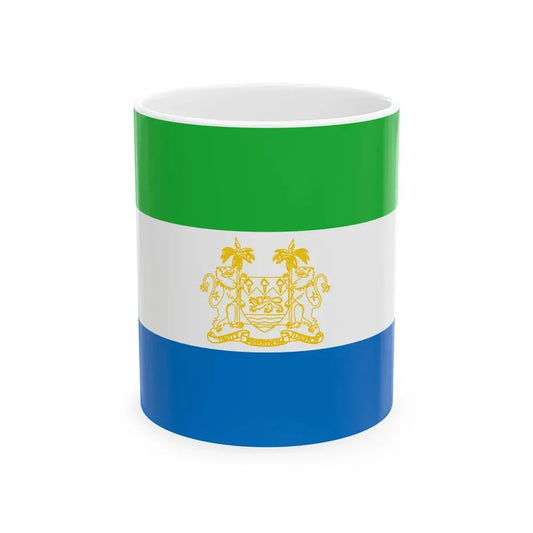 Standard of Ambassadors of Sierra Leone (Sierra Leone) White Coffee Mug 11oz - Go Mug Yourself