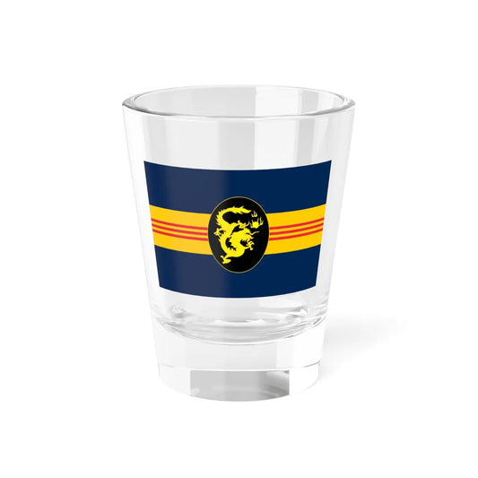 Standard of Bao-Dai Guards Unit1 (Vietnam) Shot Glass 1.5oz 1.5oz - Go Mug Yourself