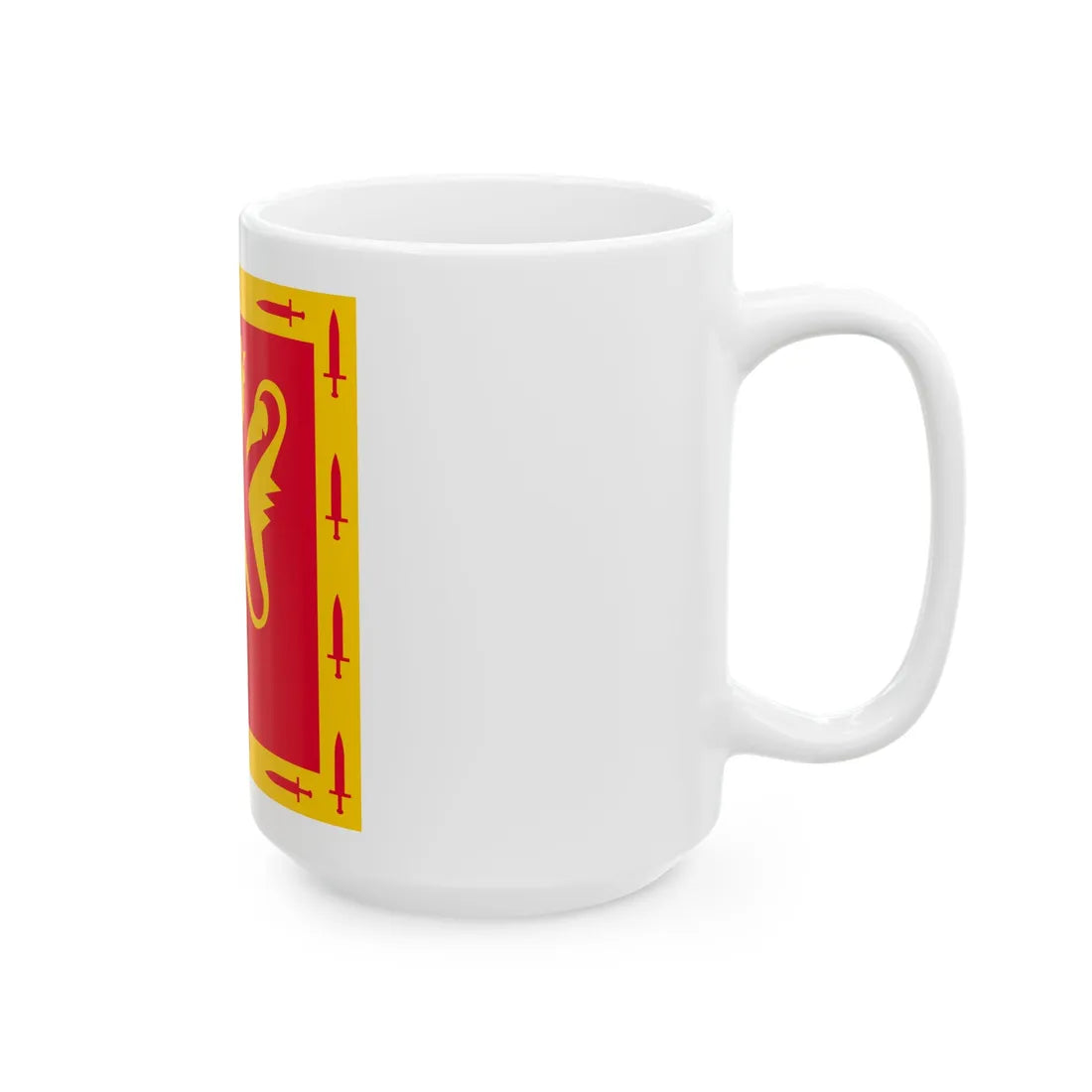 Standard of Brigade Nord (Norway) White Coffee Mug - Go Mug Yourself