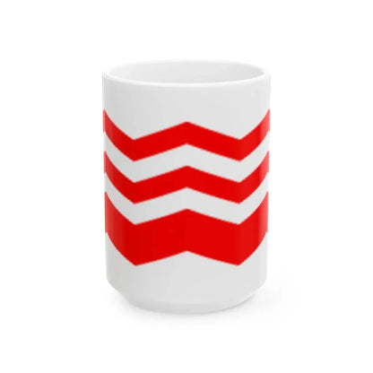 Standard of Chief of Staff SSF (Japan) White Coffee Mug 15oz - Go Mug Yourself