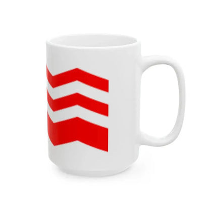 Standard of Chief of Staff SSF (Japan) White Coffee Mug - Go Mug Yourself