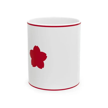 Standard of Commander B JMSDF (Japan) White Coffee Mug 11oz - Go Mug Yourself