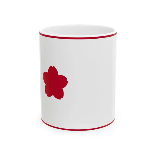 Standard of Commander B JMSDF (Japan) White Coffee Mug 11oz - Go Mug Yourself