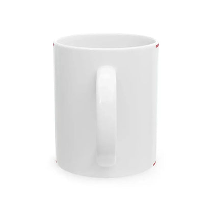 Standard of Commander B JMSDF (Japan) White Coffee Mug - Go Mug Yourself