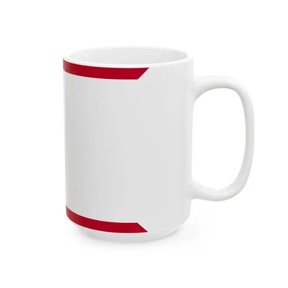 Standard of Commander B JMSDF (Japan) White Coffee Mug - Go Mug Yourself
