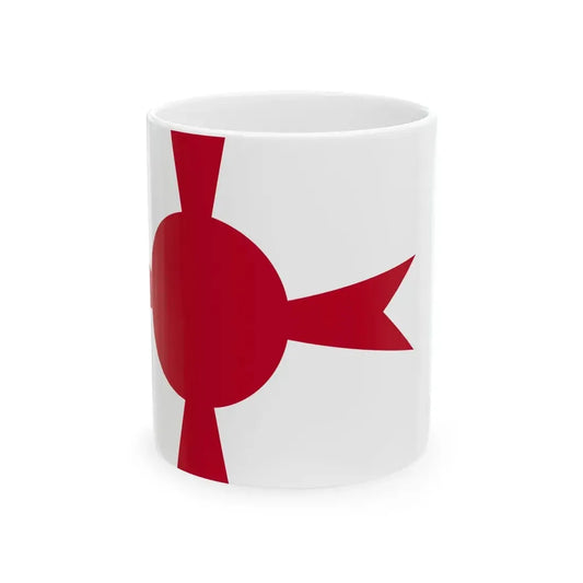 Standard of Commander of Imperial Japanese Navy (Japan) White Coffee Mug 11oz - Go Mug Yourself