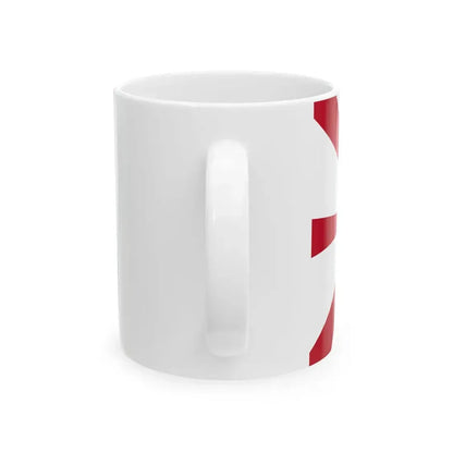 Standard of Commodore of Imperial Japanese Navy (Japan) White Coffee Mug - Go Mug Yourself