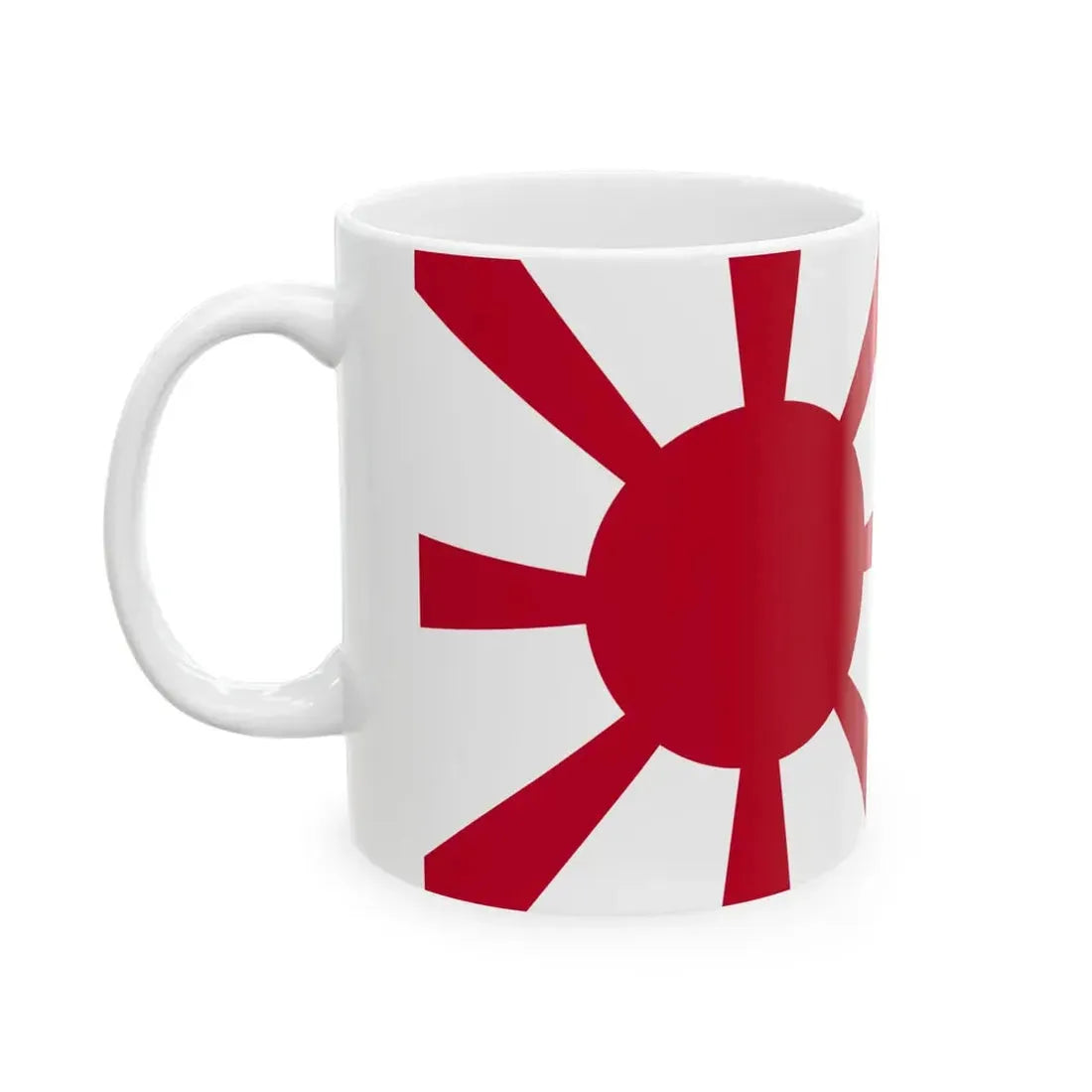 Standard of Commodore of Imperial Japanese Navy (Japan) White Coffee Mug - Go Mug Yourself