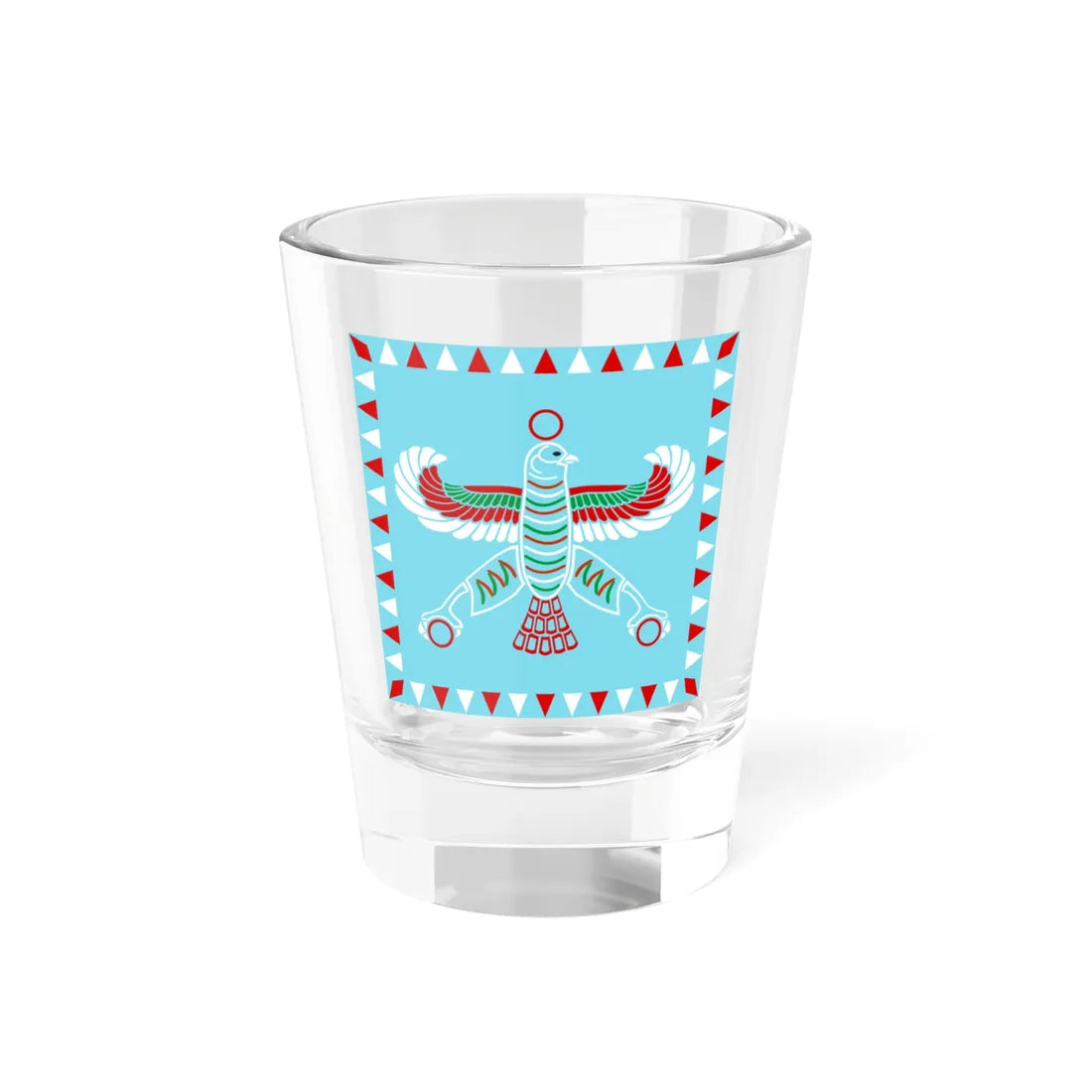 Standard of Cyrus the Great Blue (Iran) Shot Glass 1.5oz 1.5oz - Go Mug Yourself